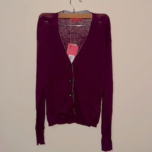 Lavia by Piazza Sempione linen cotton cardigan S made in Italy New with tags